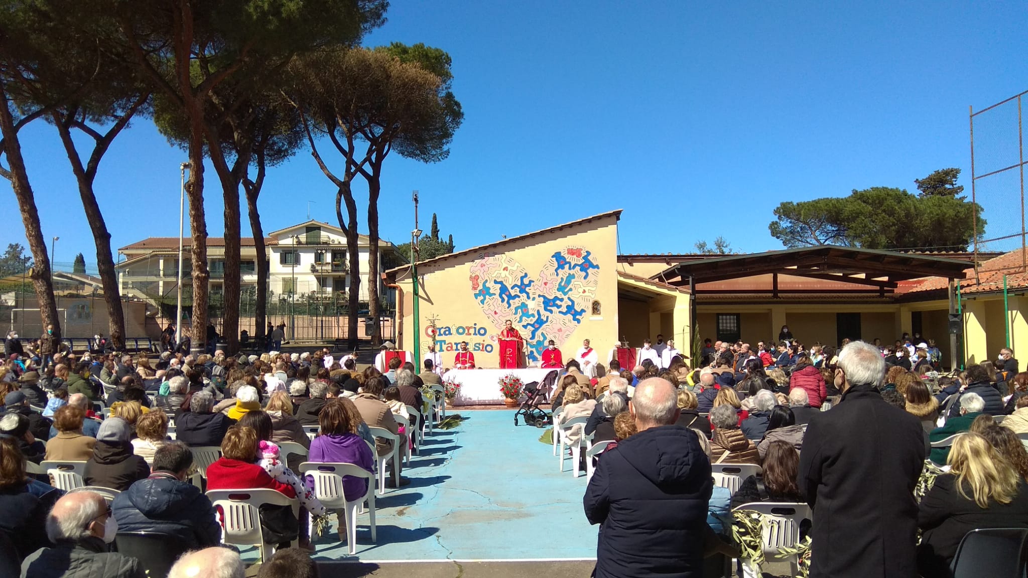 Oratorio San Tarcisio Quarto Miglio Roma Messa Don Francesco