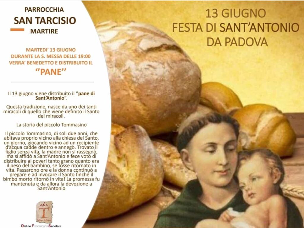 Festa San Antonio Padova 13 giugno 2023